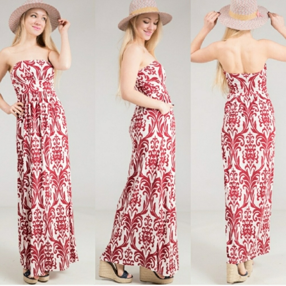Strapless Maxi Dress